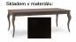 Jedálenský stôl Amber (103x60) - čierna - SKLADOM